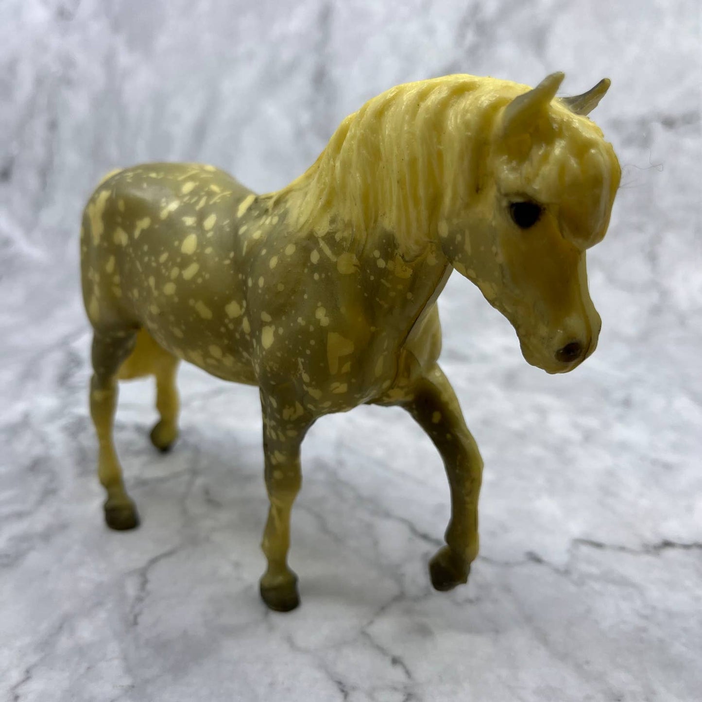 Vintage Breyer Horse, Dapple Grey Mare Pony, White Socks 5x6 TB4