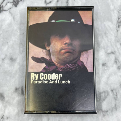 Ry Cooder - Paradise and Lunch Cassette Tape TH5-37