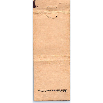 Madeleine Hair Dressing Salon Florida Advertising Matchbook Cover MM9-9