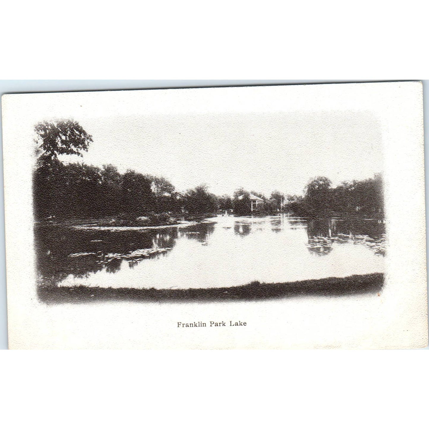 Antique Postcard Franklin Park Lake Columbus Ohio TD9
