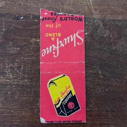 Shurfine Coffee Advertising Matchbook Cover MM11-7
