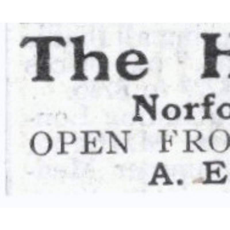 The Hillhurst Norfolk CT A.E. McClean - 1903 Original Ad TJ7-S9