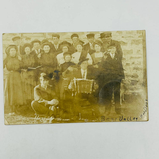 1911 RPPC Postcard Bear Valley Hoodoos Family Portrait PA8