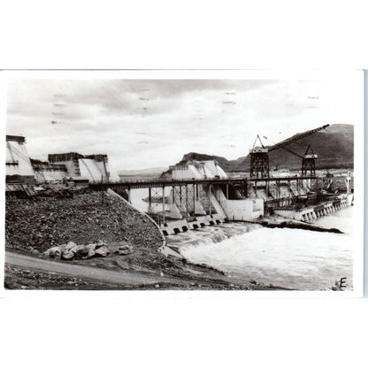 Vintage Postcard RPPC Noxon Rapids Water Plant Washington TD9