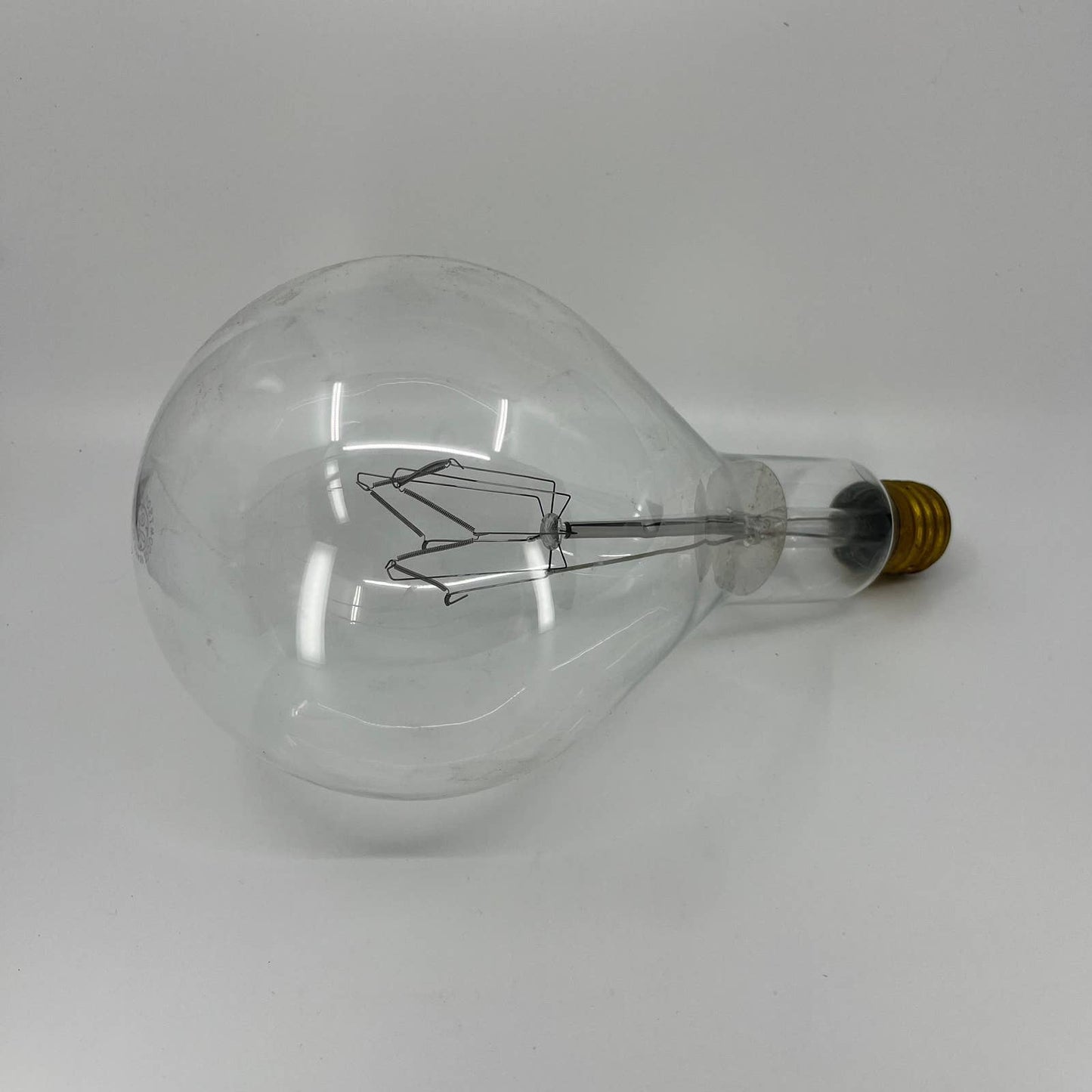 Vintage 1950s LARGE GE Edison Lightbulb in Box 1500 Watt 120 Volt  12 x 6”