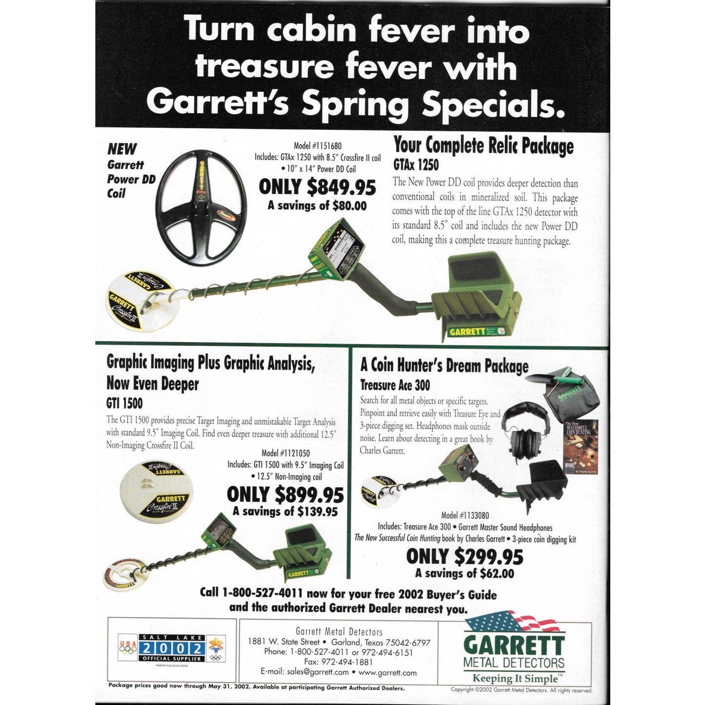 Western & Eastern Treasures Magazine May 2002 Vol. 36 Metal Detecting Mining M1