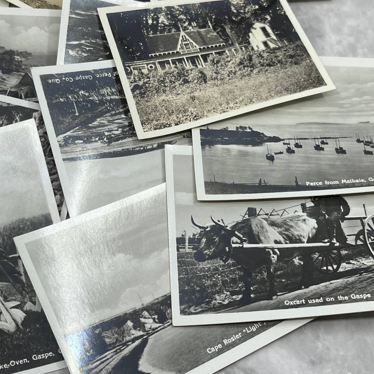 1930s Collection of Photos & Negatives Gaspe French Canada Quebec Trip TJ9-PG5