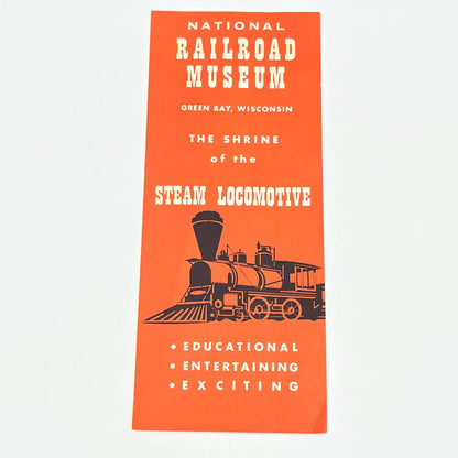 1964 National Railroad Museum Green Bay Brochure Shrine the Steam Locomotive AB8