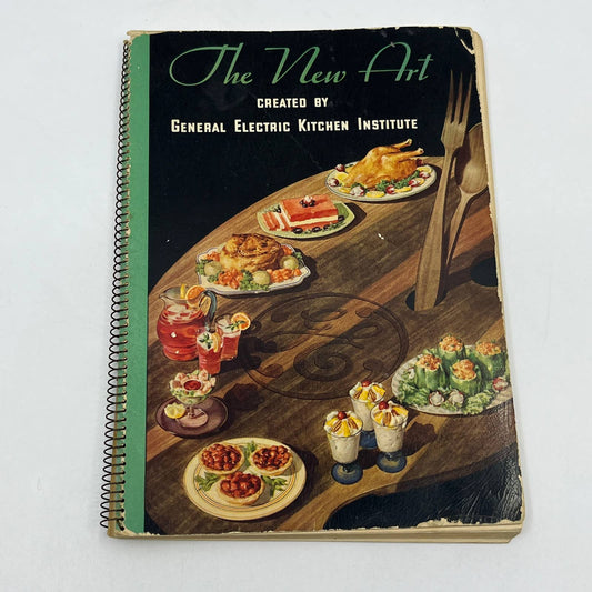 Vintage 1935 The New Art by General Electric Kitchen Institute Cookbook TG6