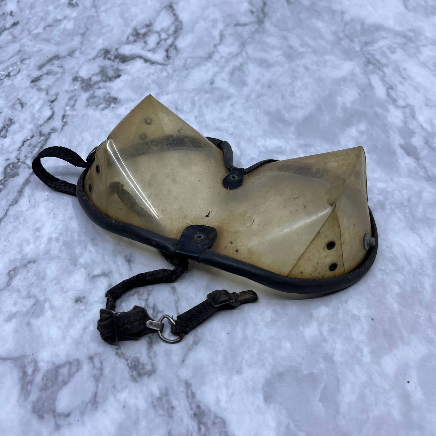 Vintage Skydiving Goggles Orange Tint TF6