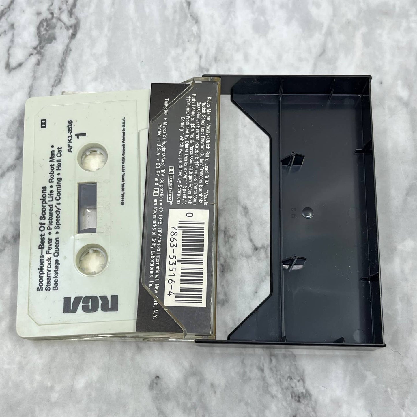 Scorpions : The Best Of The Scorpions (Cassette, 1977) Cassette Tape TD9-58