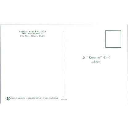 Musical Memories from the Doll House - A Lilianne Card Original Postcard PB2