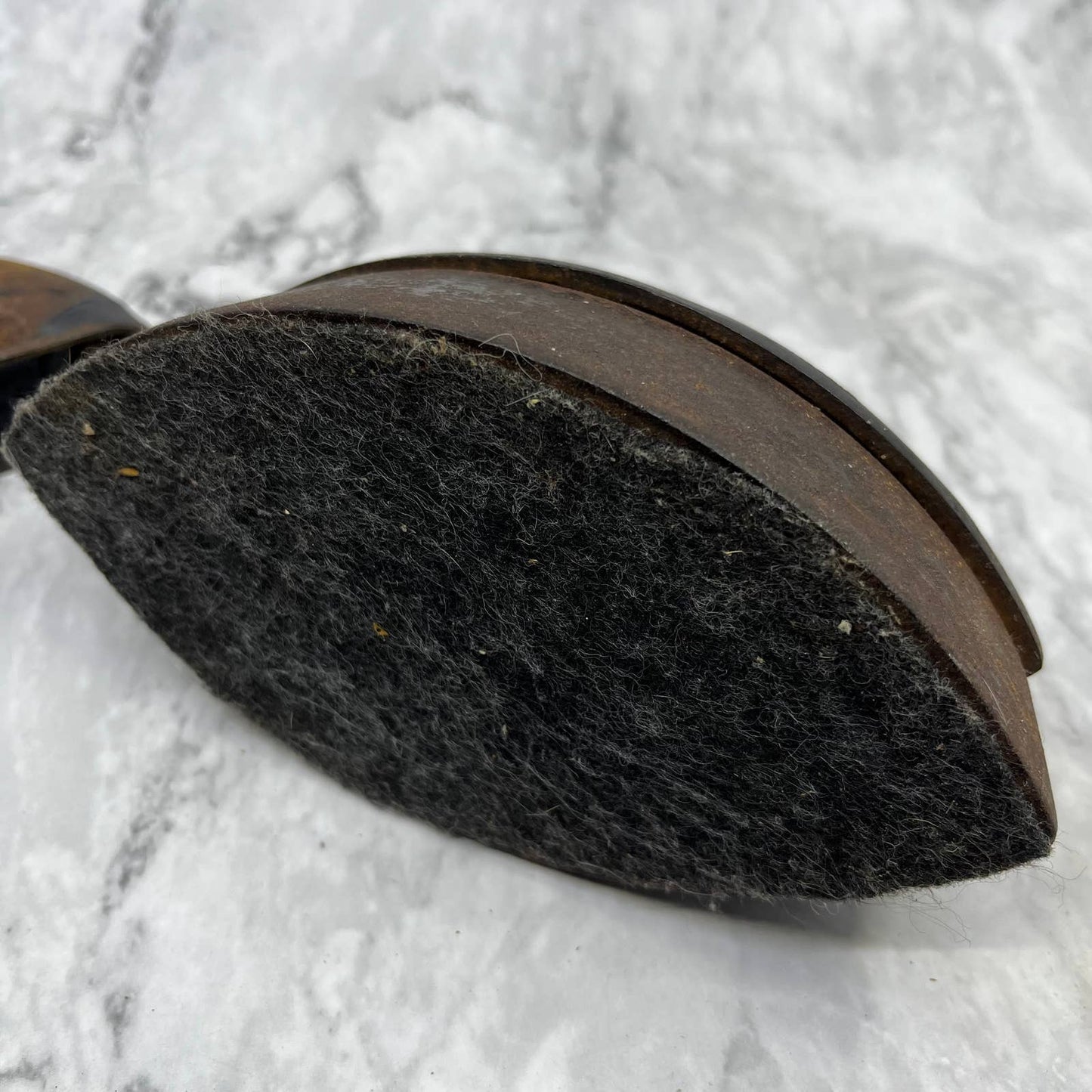 Antique Simmons Special Sad Iron with Wood Handle 6.5” TJ6