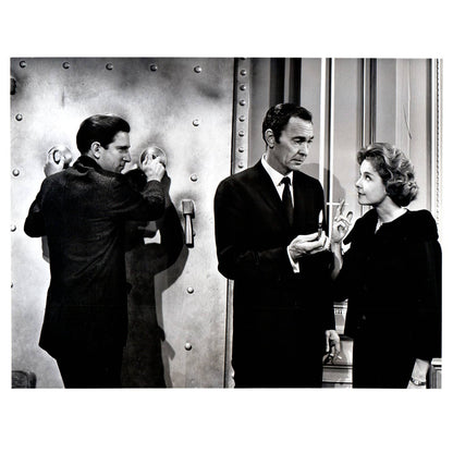 c1960 Press Photo JD Cannon Barry Sullivan Mona Freeman US Steel Hour CBS TJ7-2