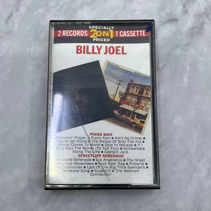Billy Joel Piano Man/Streetlife Serenade Cassette Tape TB7-19