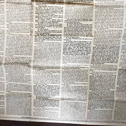 1957 Large Fold Out Anti Communism Crusade Reprint of Dr. Schwartz Testimony AB3