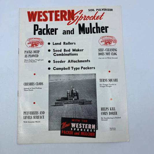 1962 Western Packer & Mulcher Advertising Booklet Bear Cat Forage Harvester TH7