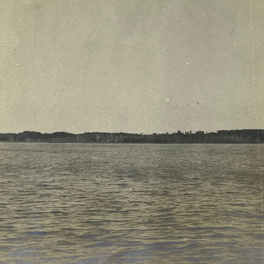 1903 Original Sepia Photograph Width of the River Usumacinta Mexico AC7