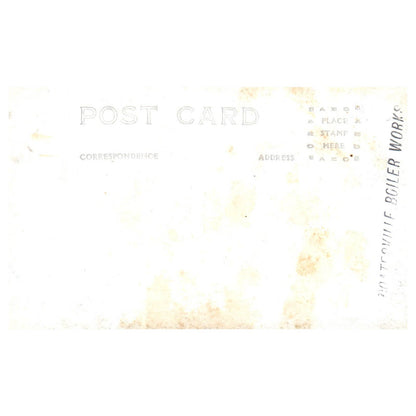 Billings & The Beartooth Mountains F.C. Krieg 1929 Original Postcard RPPC TJ8-4