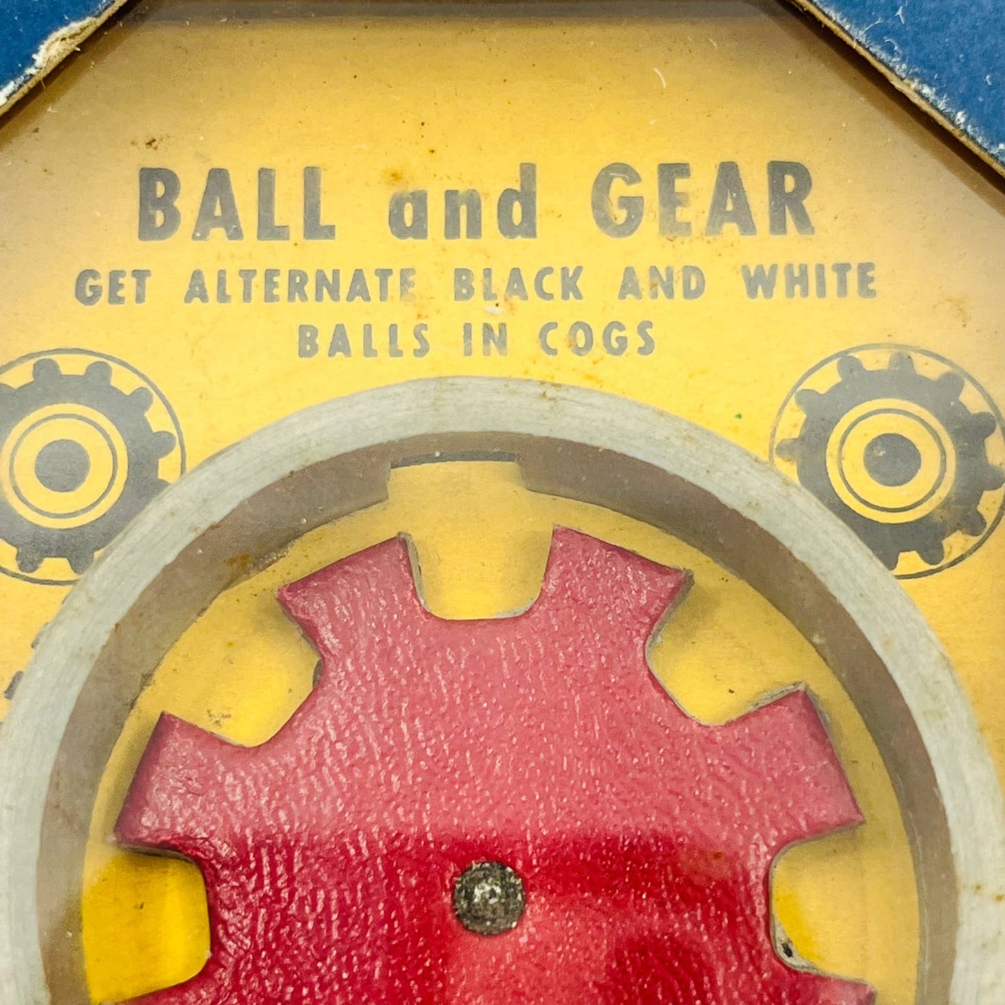 1940s Vintage Ball and Gear AC Gilbert Puzzle Toy Game 3 x 4.5 TD2