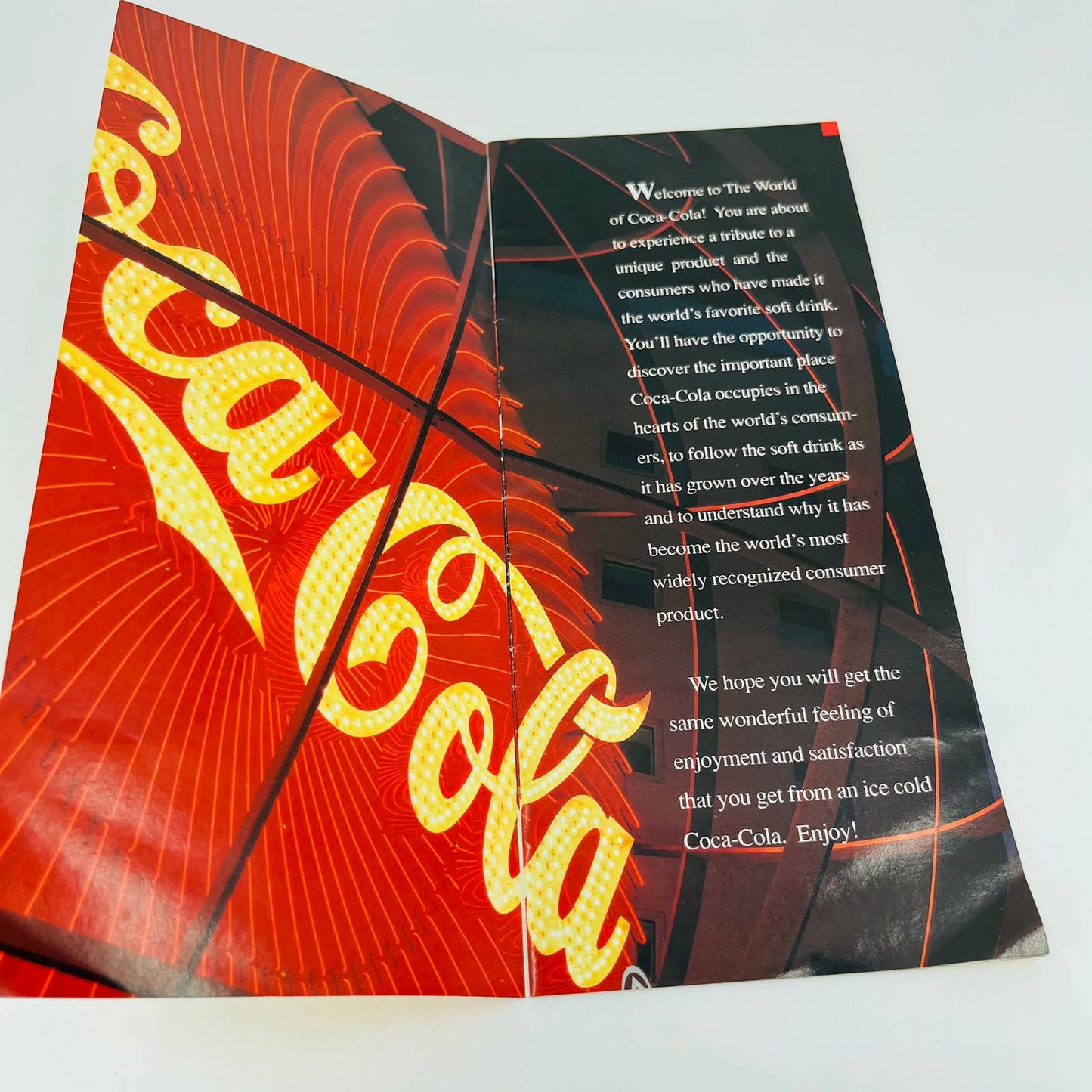 VTG 1996 World of COCA COLA Atlanta Olympics Brochure Booklet C3