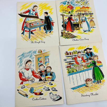 Pennsylvania Dutch Notes with Recipes, Cards w/Envelopes, Conestoga Crafts TD9