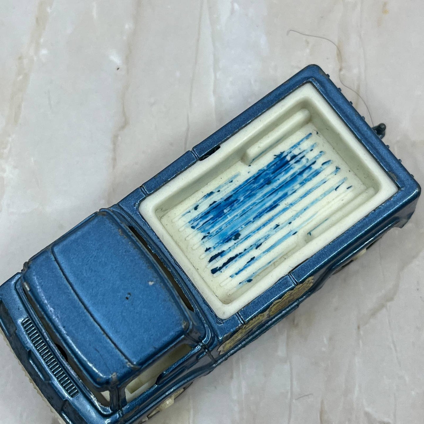 1969 Tootsie Toy Wheelie Wagon Blue Pickup Truck Made In USA TC5-S2