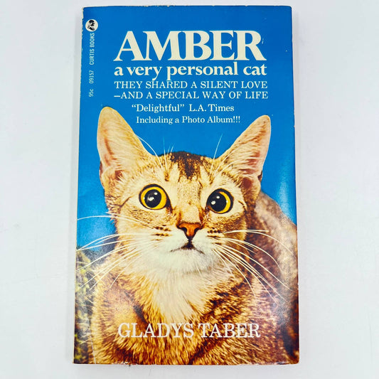 Amber A Very Personal Cat Gladys Taber 1970 Softcover TF5