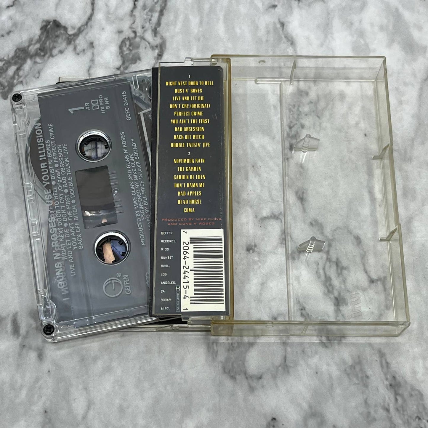 Guns N  Roses GNR Use Your Illusion I Cassette Tape￼ TC7-43