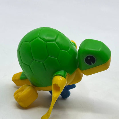 1981 BANDAI Wind Up Clock Work Turtle Tortoise Swimming Bathtub Toy WORKS TH7