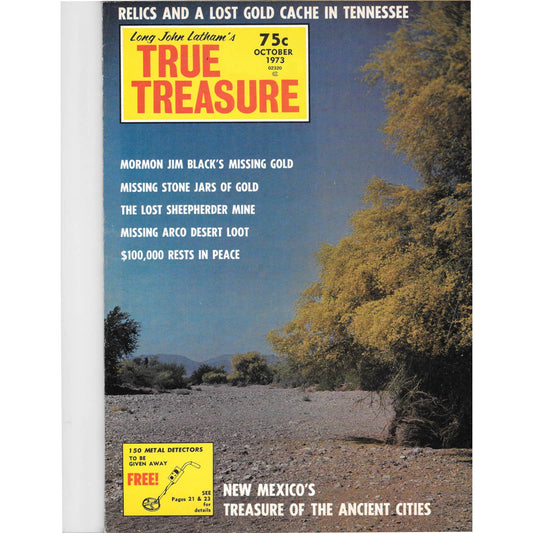 Long John Latham's Treasure Magazine - Gold Mining Metal Detecting Oct 1973 M5
