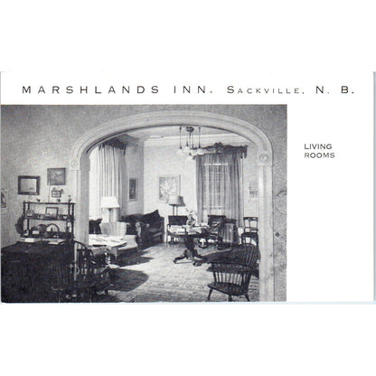 Marshland Inn Sackville New Brunswick - Original Postcard TJ7-RP2