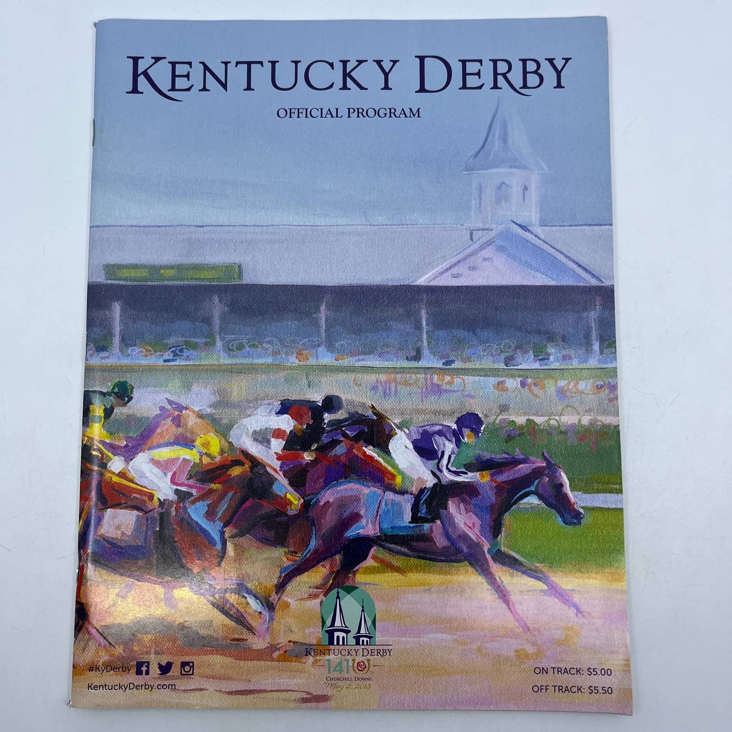 Kentucky Derby Official Program 141st Saturday May 2, 2015 Churchill Downs TH7