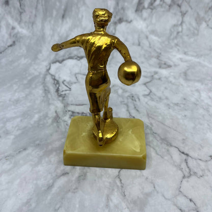 Vintage 1950’s Women's Bowling Player Trophy Bakelite base BLANK UNUSED 5.5" TA1