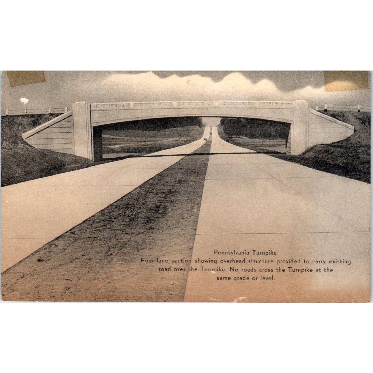 Vintage Postcard Pennsylvania Turnpike PA TD9-P1