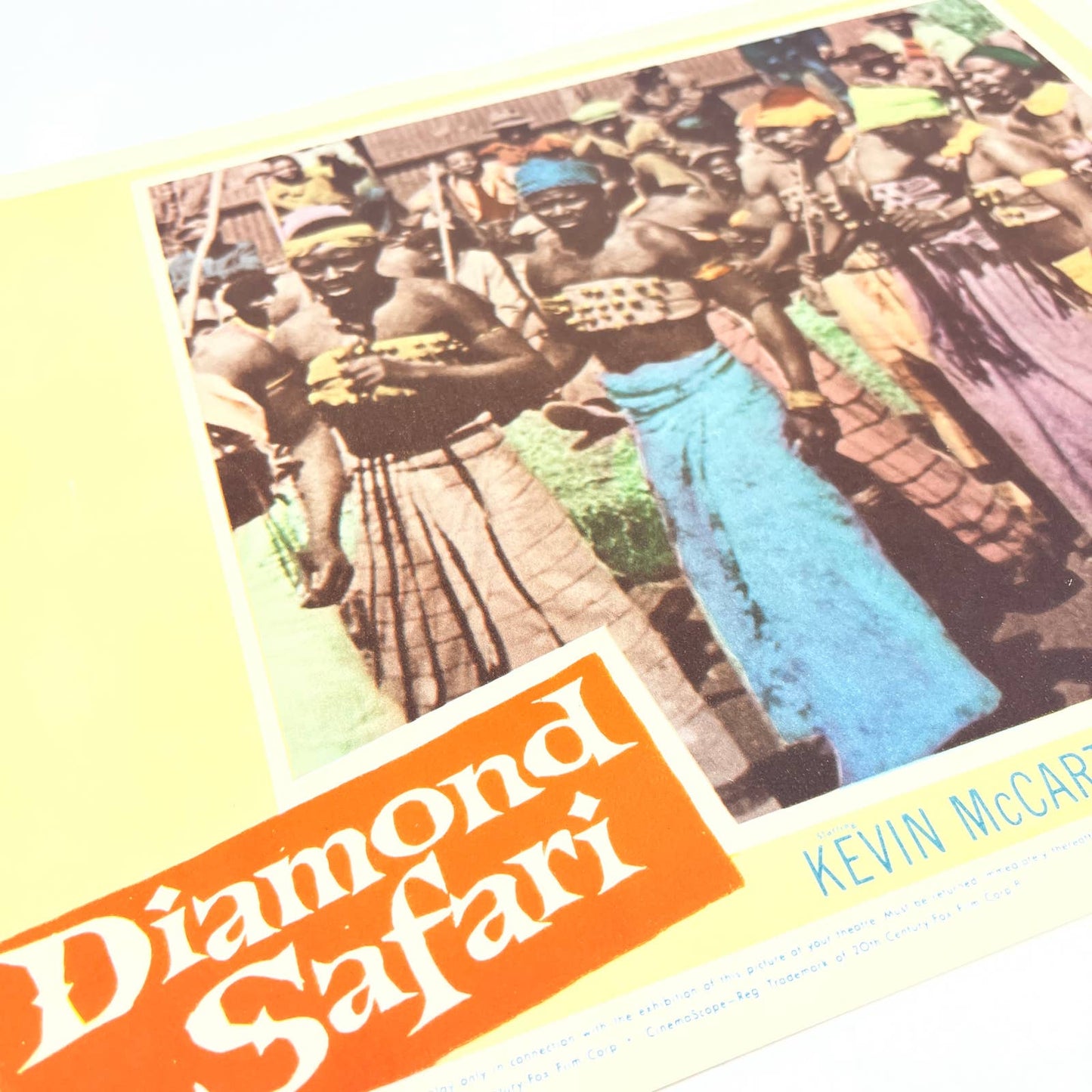 1958 Diamond Safari Lobby Card Kevin McCarthy Andre Morell FL4