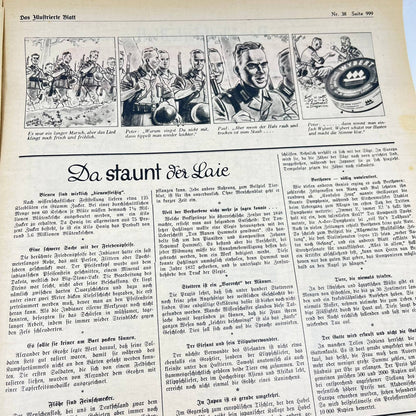 WWII Das Illustrierte Blatt German Newspaper Sept 20 1941 FL3