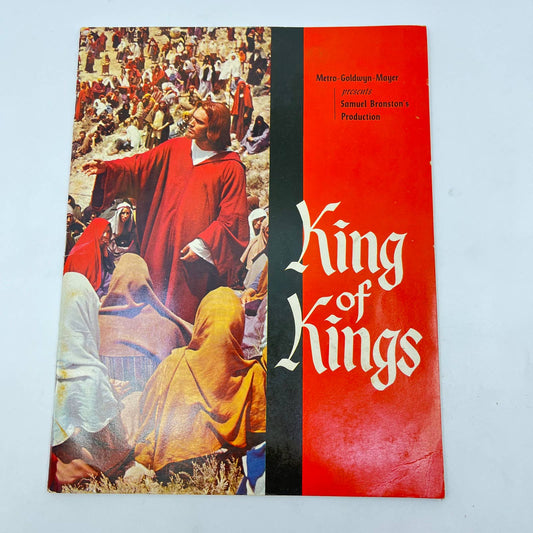 1961 MGM Samuel Bronston King of Kings Movie Program TF3