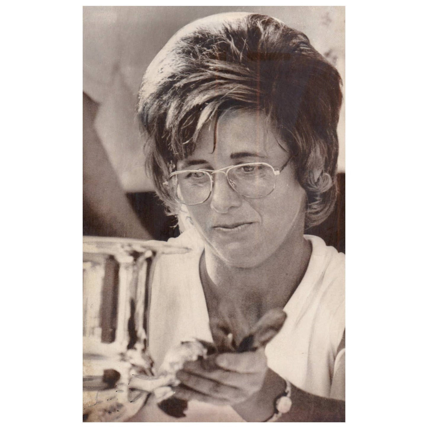 1975 Original Press Photo Ladies' Golf Sandra Palmer Women's Open ~6x8 AD1-2