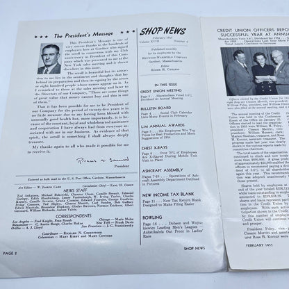 1955 Heywood-Wakefield Shop News Company Newsletter TC6