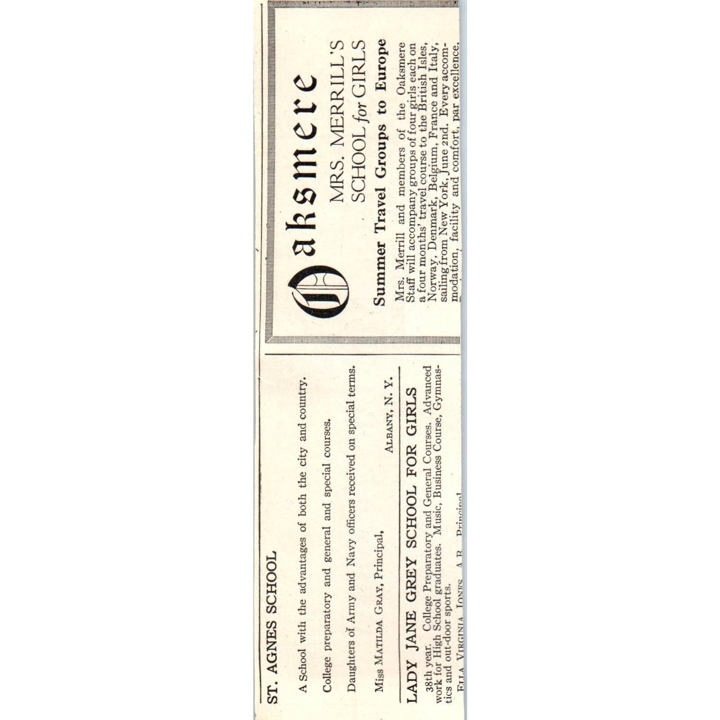 New York Military Academy Cornwall-on-Hudson NY - 1921 Original Ad TJ7-S