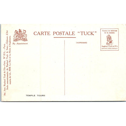 Arc De Triomphe Paris France Raphael Tuck Original Postcard TK1-P17