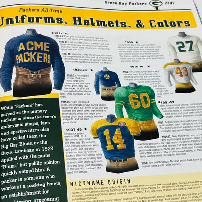 Game Day Green Bay Packers vs Detroit Lions Dec 30 2007 Program Brett Favre BA3