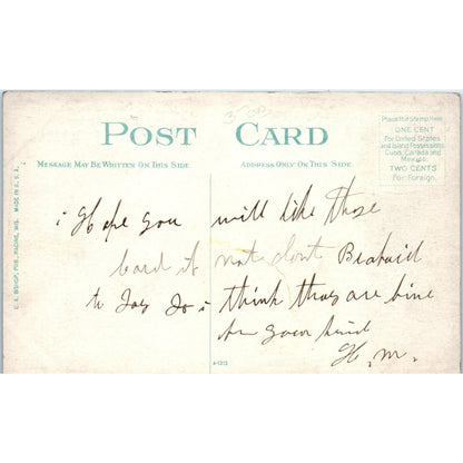 Farmers Make Hay While The Sun Shines c1910 Original Postcard P2-1