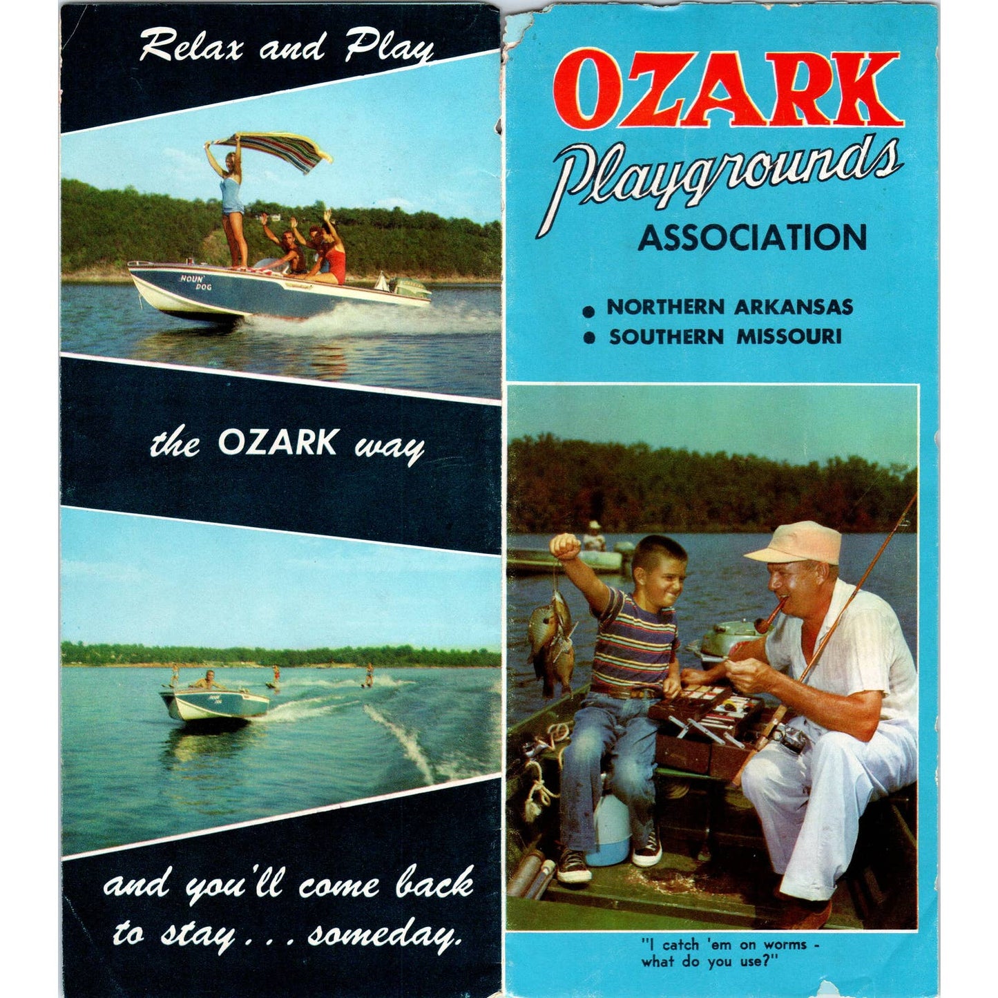 Vintage Brochure - Ozark Playgrounds Association Guide Arkansas Missouri SE3-3