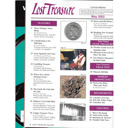 Lost Treasure Magazine - Treasure Hunting Metal Detecting May 2002 M6