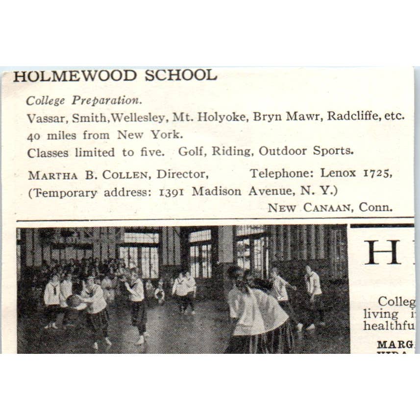 Manlius St. John's School Gen. William Verbeck NY - 1921 Original Ad TJ7-S7