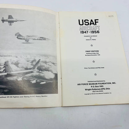 Vintage USAF Military Aircraft 1947-1956 Book by Fahey Aviation TD3