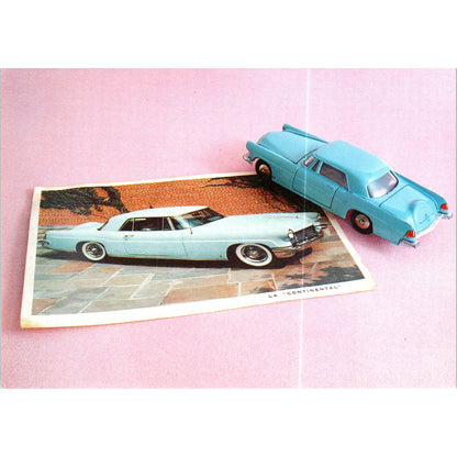 Ford Continental Mark II Mercury French Toy Race Car Original Postcard TK1-P18