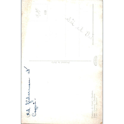 Old Fisherman at Capri - Original Postcard TJ9-P1